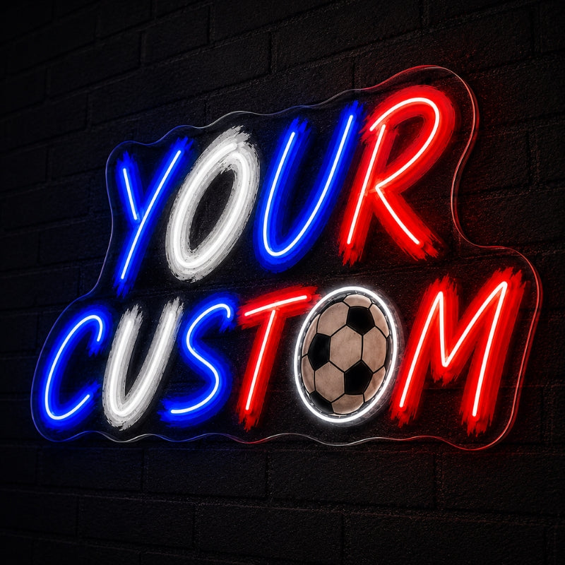 Soccer Bar Neon Sign - USA 2026 Matchday Wall Decor