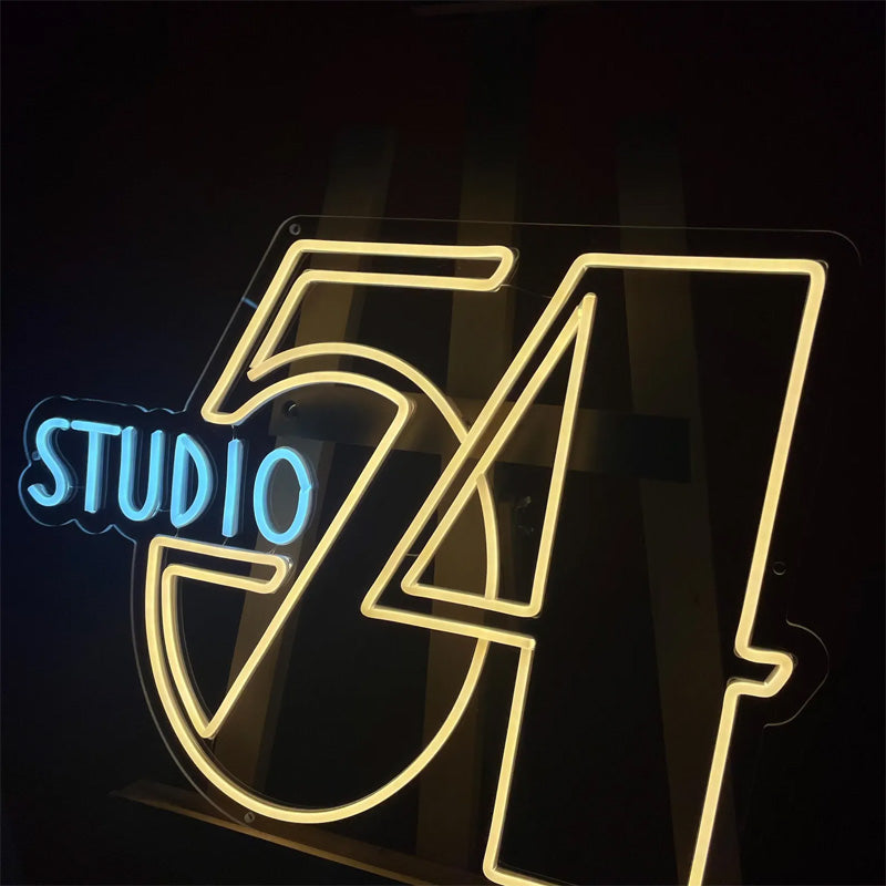 Studio 54 Neon Sign – Retro Disco Party Decor