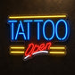 Tattoo Shop Neon Sign - Tattoo Open LED Wall Light
