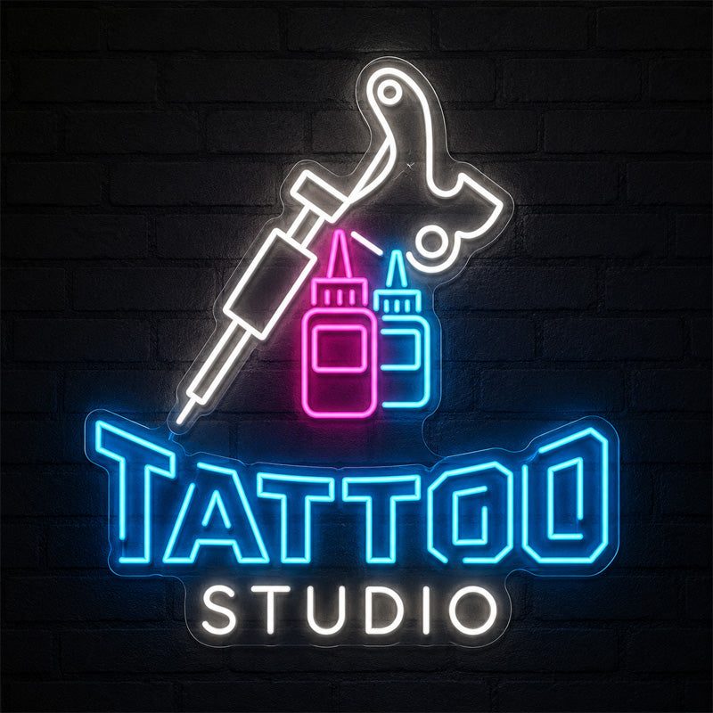 Tattoo Shop Neon Sign - Tattoo Studio LED Wall Light

