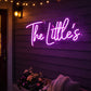 “The Little’s” Neon Sign – Custom Family Name LED Neon Script Light for Home & Event Décor