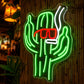 Tiki Bar Neon Sign Tropical - Cool Cactus Wall Decor