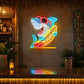 Tiki Bar Neon Sign Tropical - Surf Shark Wall Decor