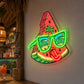 Tiki Bar Neon Sign Tropical - Watermelon Wall Decor