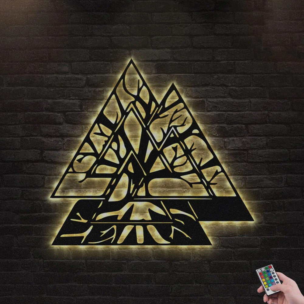 Tree Of Lovely Life - Led Light Metal - Owls Matrix LTD