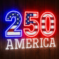 USA 250th Anniversary Neon Sign - America Wall Decor