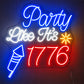 USA 250th Anniversary Neon Sign - Patriotic LED Wall Light