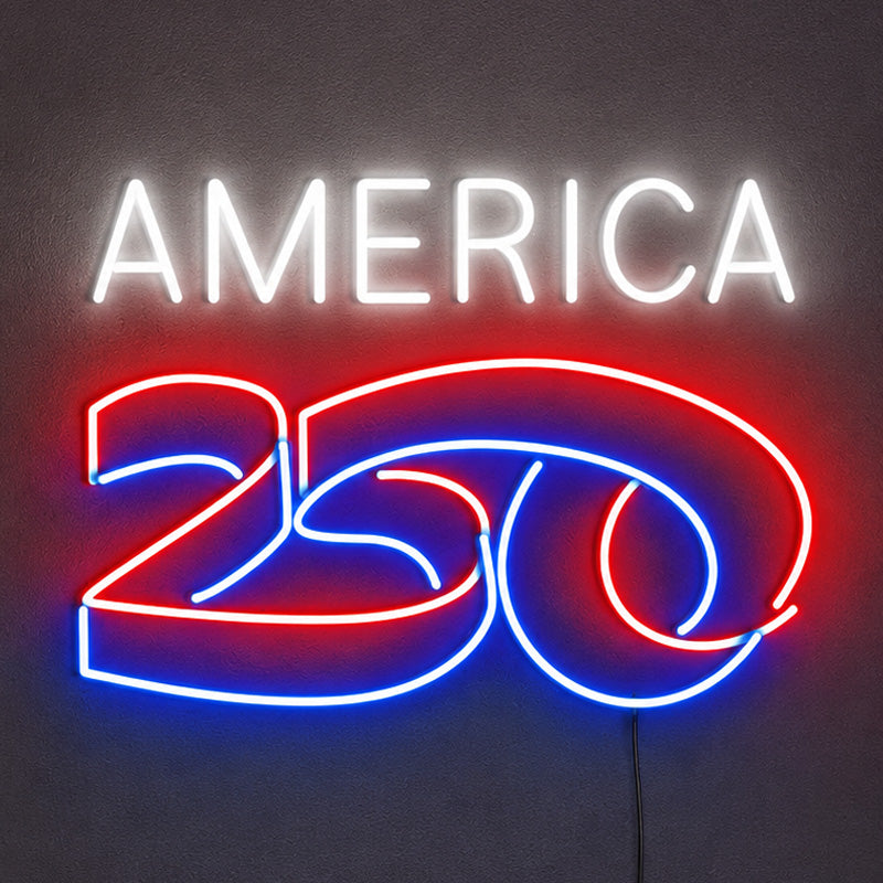 USA 250th Anniversary Neon Sign – Patriotic LED Light
