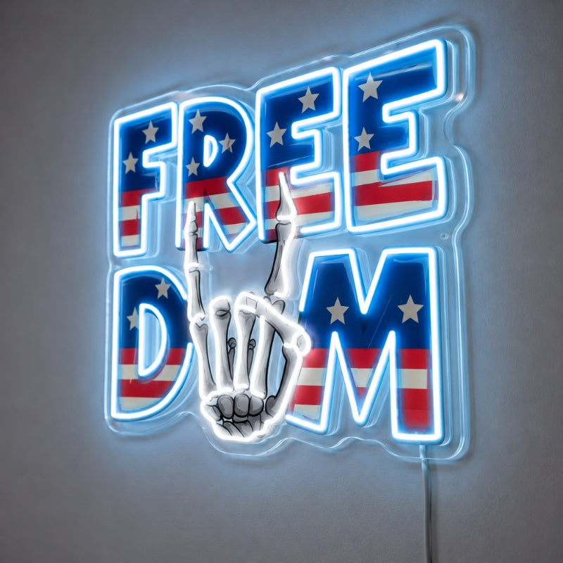 USA 250th Anniversary Neon Sign - Freedom Wall Art