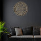 Viking Vegvisir Hanging Style - Led Light Metal - Owls Matrix LTD