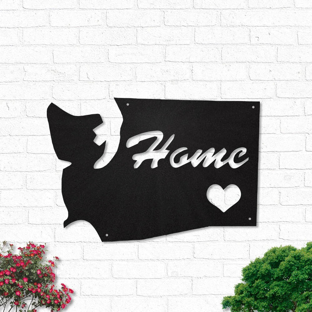 Washington My Home - Led Light Metal - Owls Matrix LTD