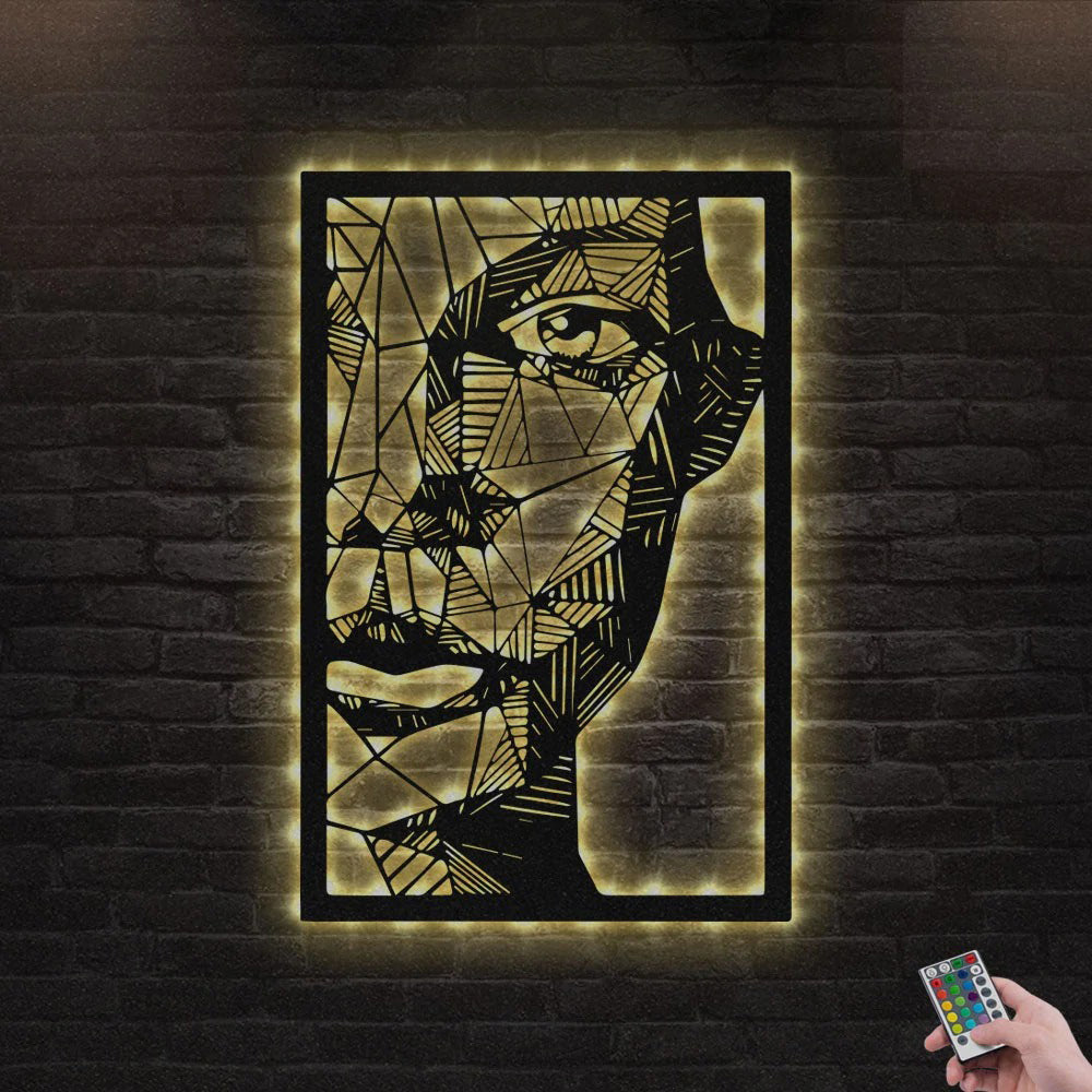 Woman Love Beautiful Life - Led Light Metal - Owls Matrix LTD