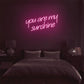 You Are My Sunshine Romantic Quote Neon Wall Art - LEDTOT