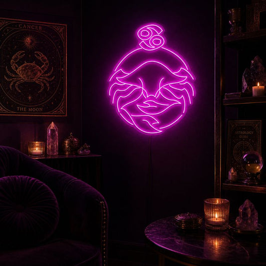 Zodiac Neon Sign Aries Leo - Cancer LED Wall Decor