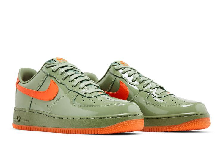 Air Force 1 Low 07 Premium Oil Green Safety Orange HJ9118-386