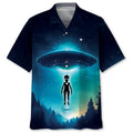 Hawaiian Shirt / Adults / S Alien Invade Hawaiian Shirt