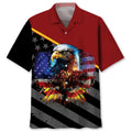 Hawaiian Shirt / Adults / S American Eagle Hawaiian Shirt