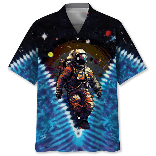 Hawaiian Shirt / Adults / S Astronaut Hawaiian Shirt