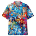 Hawaiian Shirt / Adults / S Astronaut In Universe Hawaiian Shirt