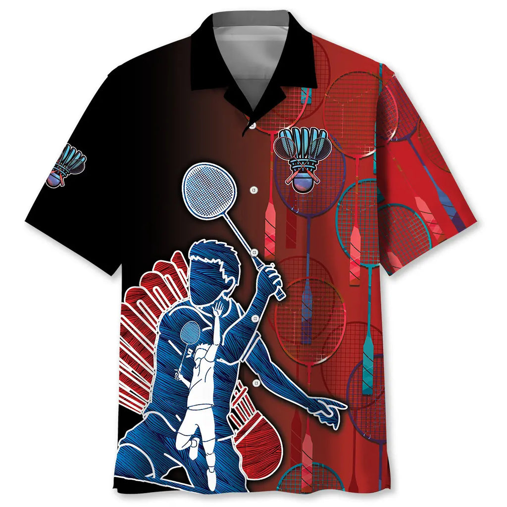 Hawaiian Shirt / Adults / S Badminton Hawaiian Shirt