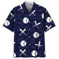 Hawaiian Shirt / Adults / S Baseball Color Hawaiian Shirt