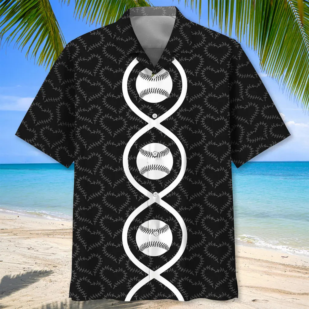 Baseball Dna Hawaiian Shirt