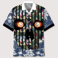 Hawaiian Shirt / Adults / S Baseball Flower Skull Hawaiian Shirt