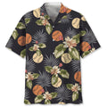 Hawaiian Shirt / Adults / S Baseball Grey Hawaiian Shirt
