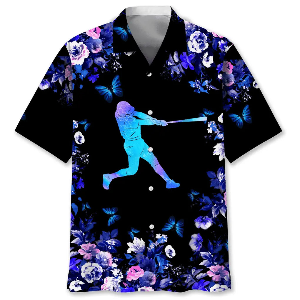 Hawaiian Shirt / Adults / S Baseball Hawaiian Nature Hawaiian Shirt