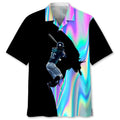 Hawaiian Shirt / Adults / S Baseball Liquid Metal Hawaiian Shirt