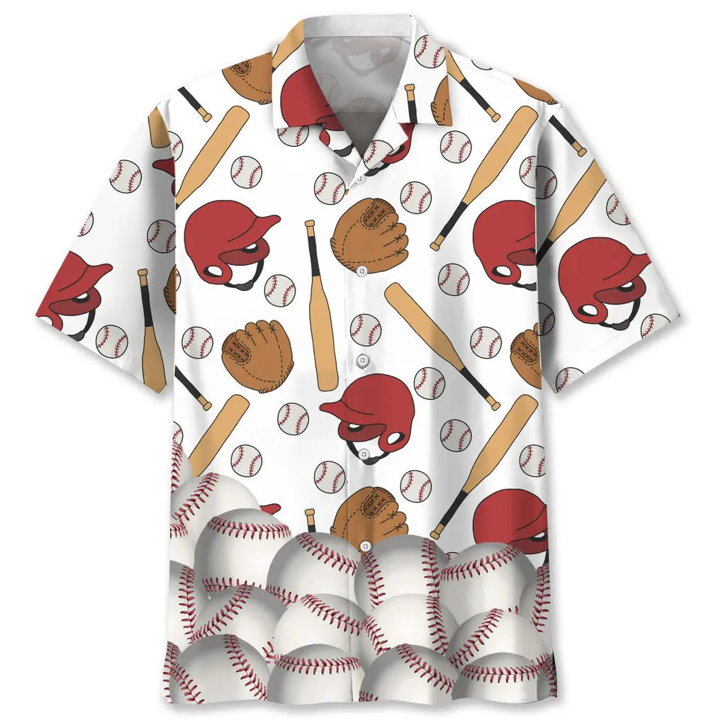 Hawaiian Shirt / Adults / S Baseball Lovers Hawaiian Shirt