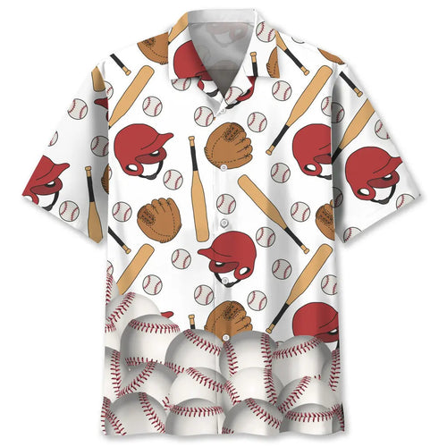 Hawaiian Shirt / Adults / S Baseball Lovers Hawaiian Shirt