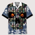 Hawaiian Shirt / Adults / S Basketball Flower Skull Hawaiian Shirt