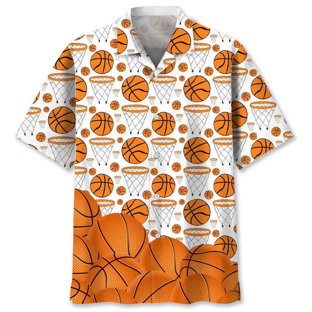 Hawaiian Shirt / Adults / S Basketball Lovers Hawaiian Shirt