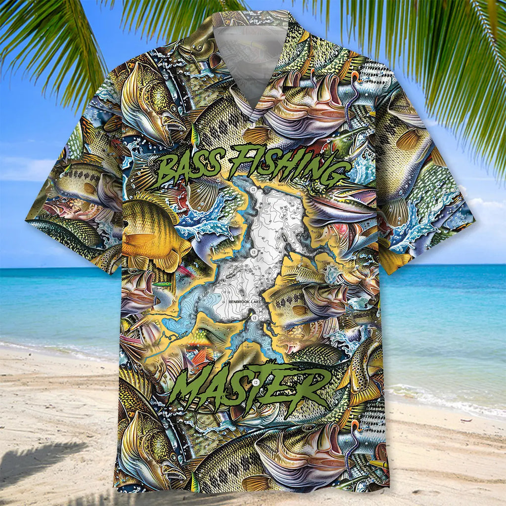Bass Fishing Master Hawaiian Shirt