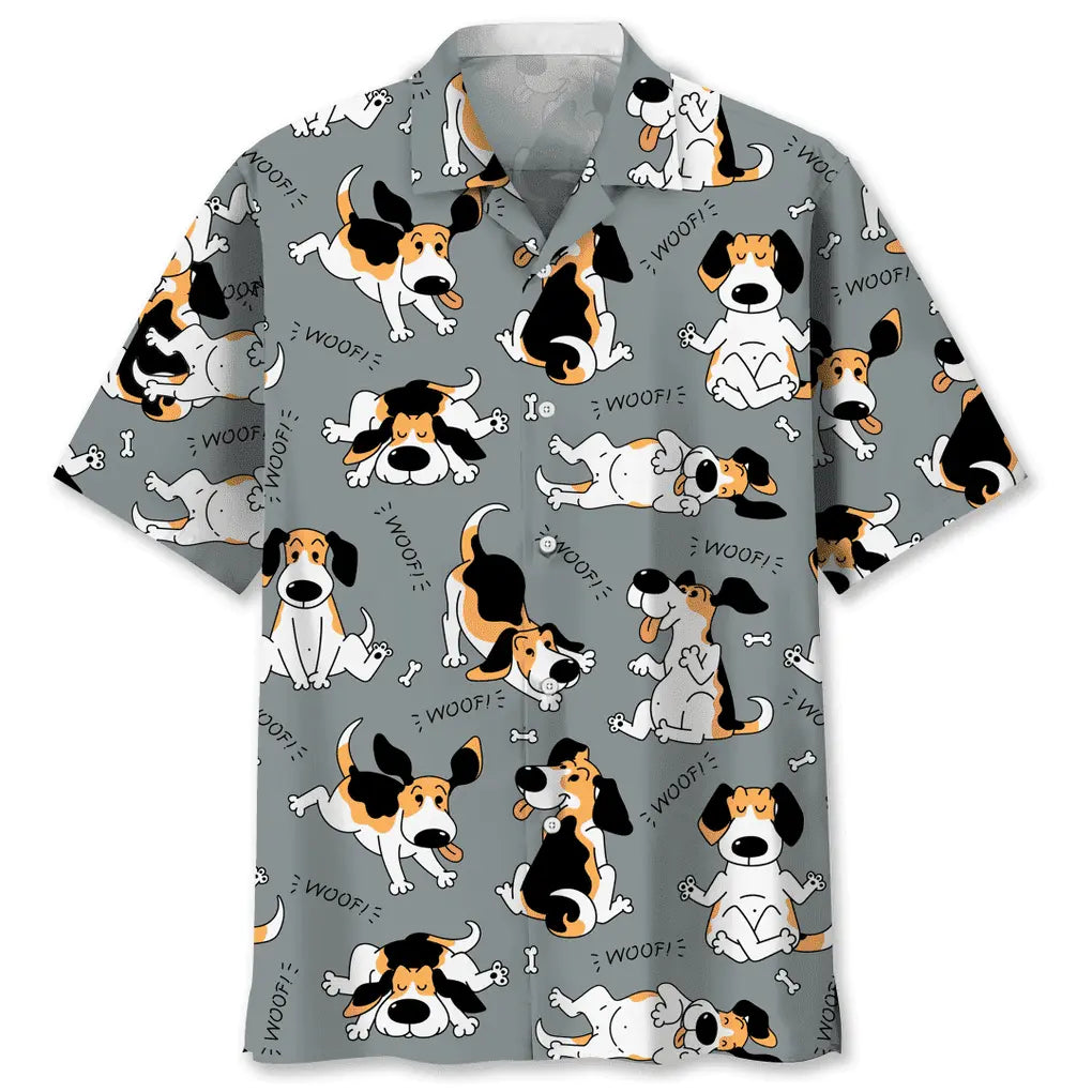 Hawaiian Shirt / Adults / S Beagle Hawaiian Funny Hawaiian Shirt