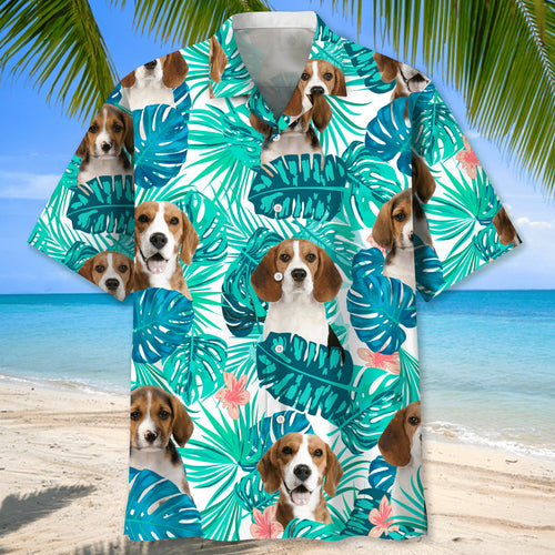 Beagle Tropical Hawaiian Shirt