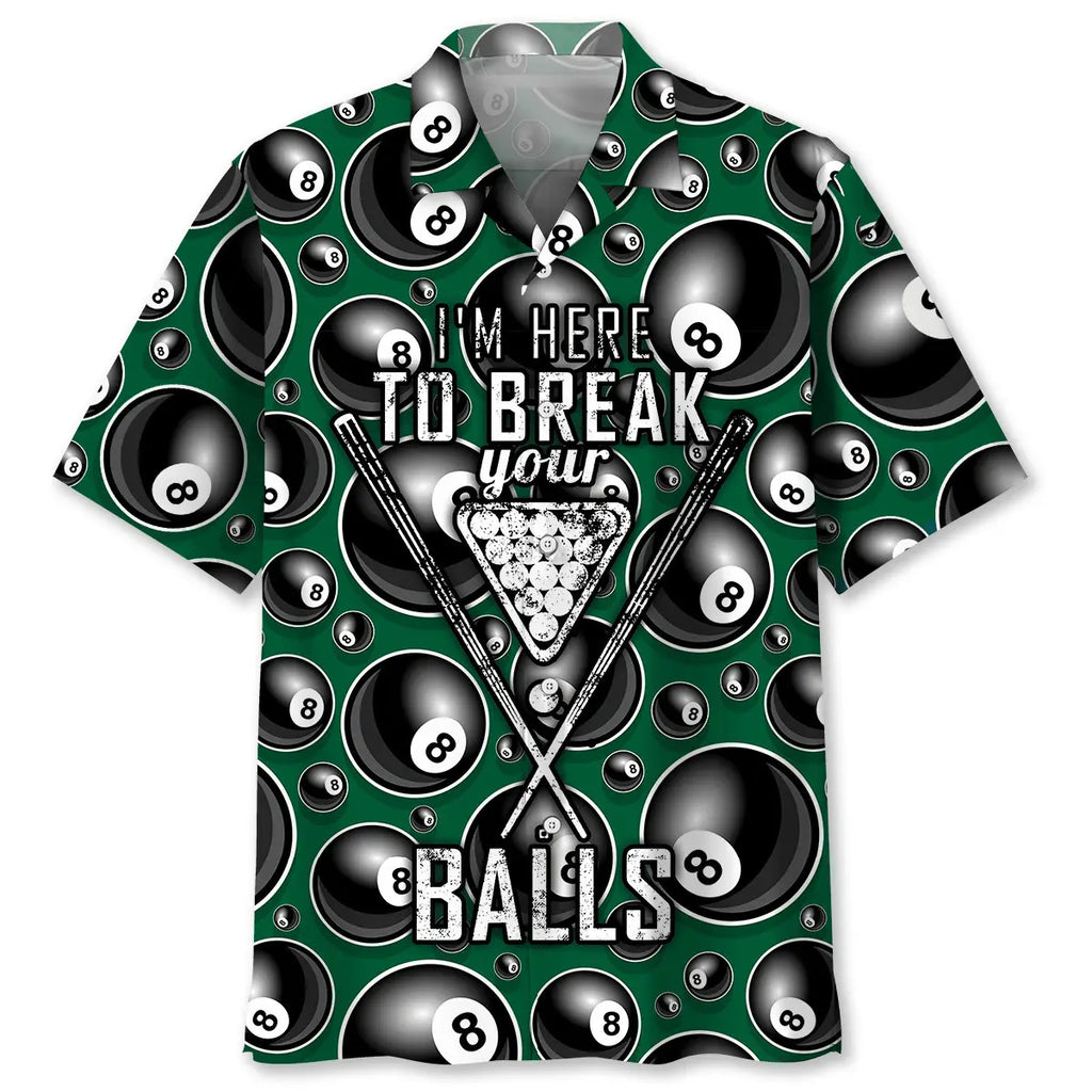 Hawaiian Shirt / Adults / S Billiard Break Hawaiian Shirt
