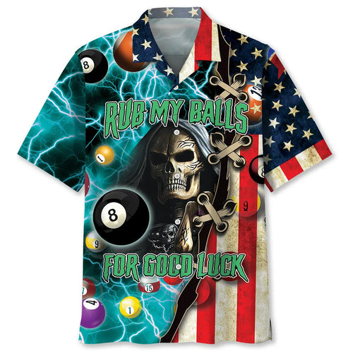 Hawaiian Shirt / Adults / S Billiard Luck Hawaiian Shirt