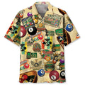 Hawaiian Shirt / Adults / S Billiard Vintage Hawaiian Shirt