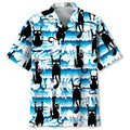 Hawaiian Shirt / Adults / S Black Cat Funny Hawaiian Shirt
