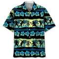Hawaiian Shirt / Adults / S Blue Disc Golf Vintage Hawaiian Shirt