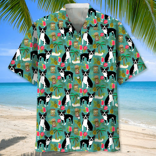 Boston Hawaiian Beach Hawaiian Shirt