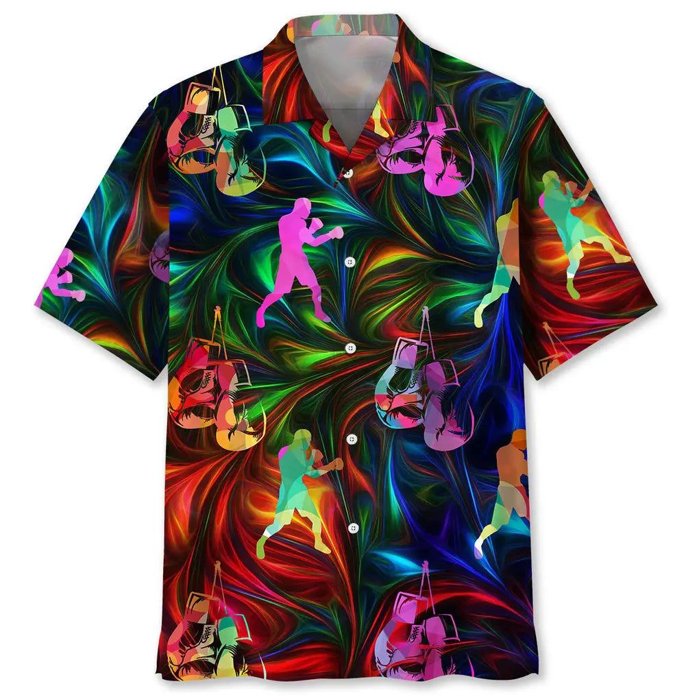 Hawaiian Shirt / Adults / S Boxing Color Hawaiian Shirt