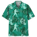 Hawaiian Shirt / Adults / S Boxing Kelly Green Hawaiian Shirt