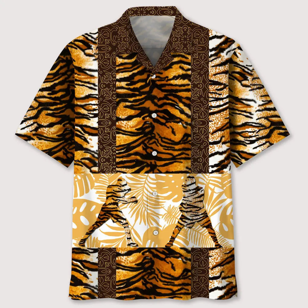 Hawaiian Shirt / Adults / S Boxing Leopard Skin Hawaiian Shirt