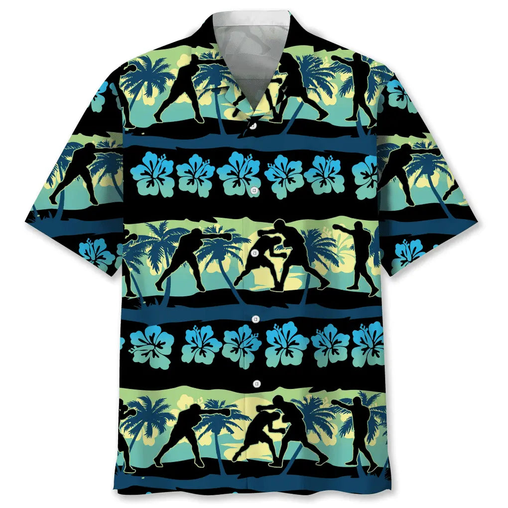 Hawaiian Shirt / Adults / S Boxing Nature Beach Hawaiian Shirt