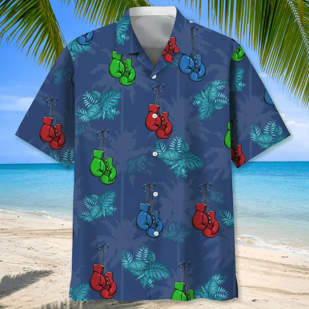 Boxing Tropical Hawaiian Shirt