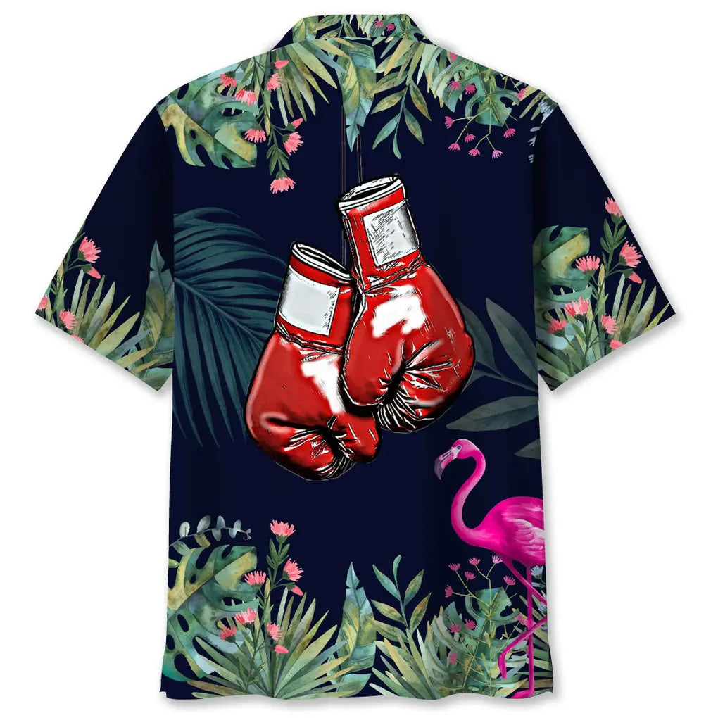 Hawaiian Shirt / Adults / S Boxing Tropical Leaf Hawaiian Shirt