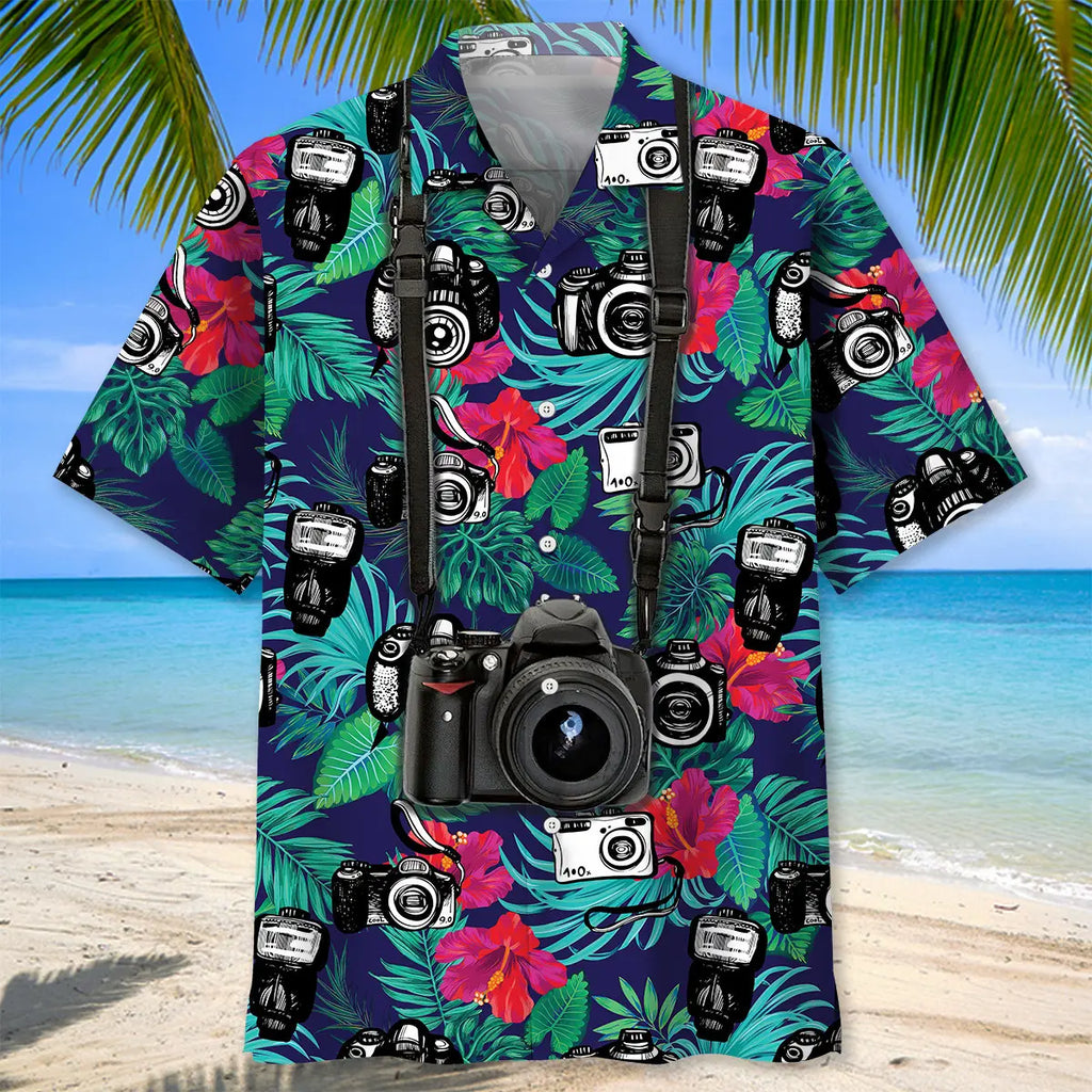 Camera Tropical Hawaiian Shirt
